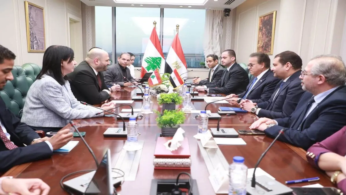 وزير الصحة المصري الدكتور خالد عبدالغفار يستقبل نظيره اللبناني الدكتور ركان ناصر الدين لبحث التعاون الصحي