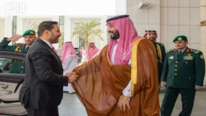 محمد بن سلمان يستقبل رئيس الوزراء العراقي علي فالح الزيدي في الرياض