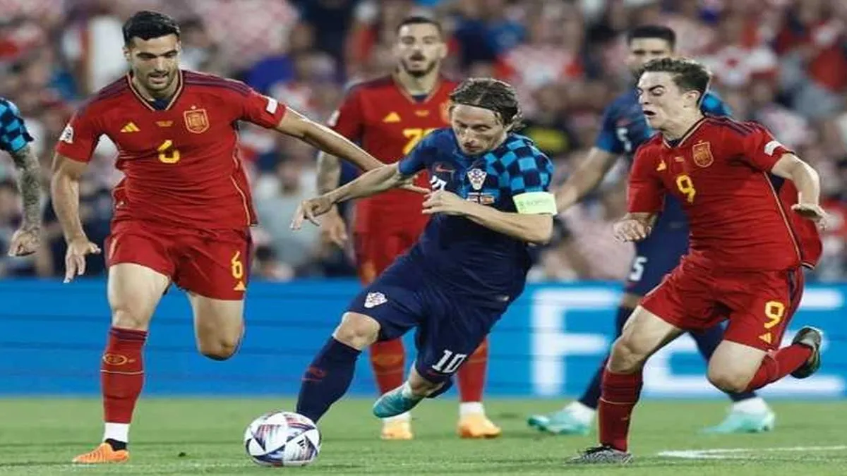 من مباريات اليوم إسبانيا وكرواتيا
