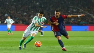 من مباريات اليوم برشلونة وريال بيتيس