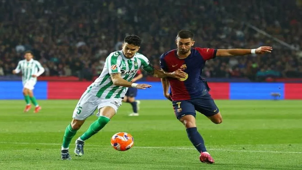 من مباريات اليوم برشلونة وريال بيتيس